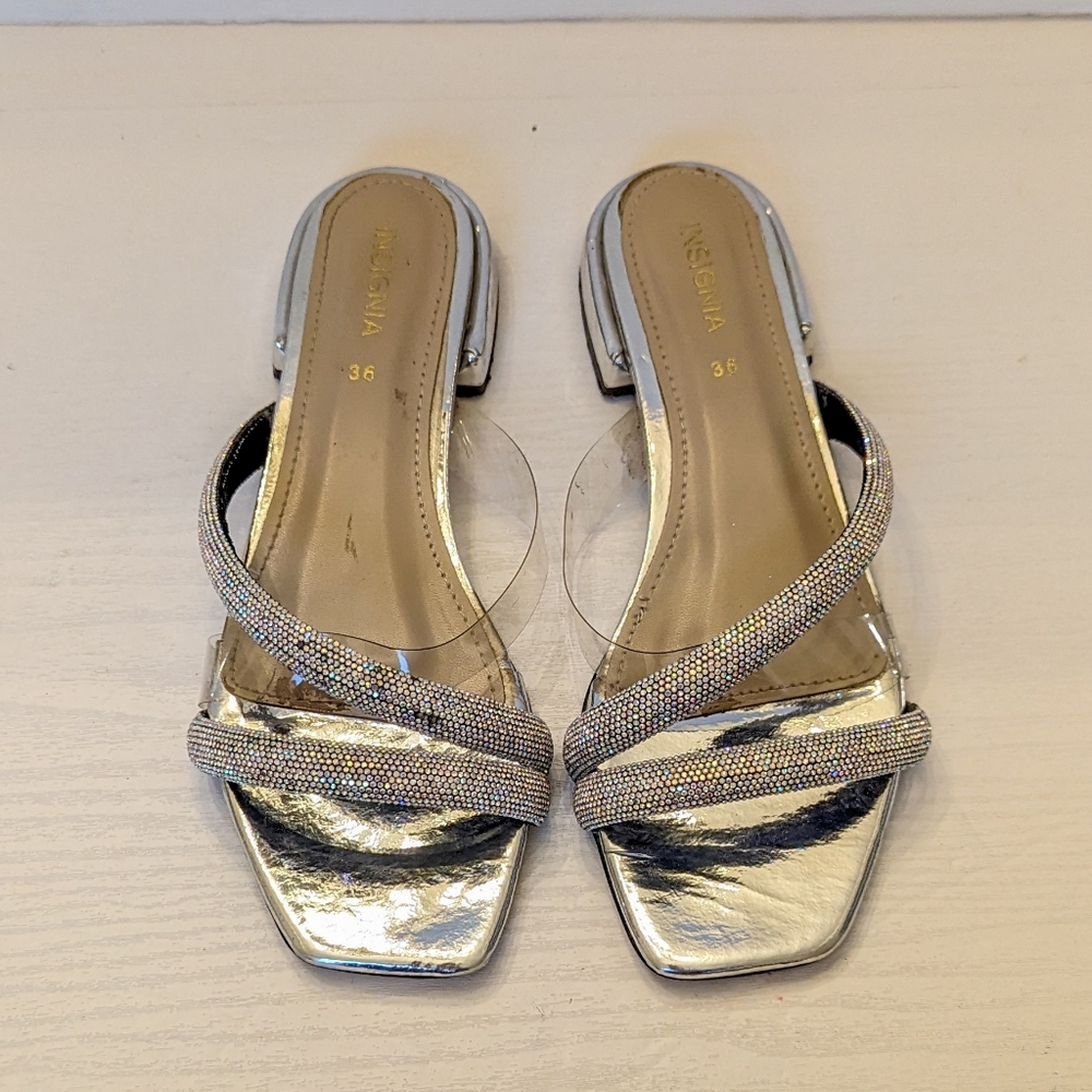 Insignia Women's Sandals , Silver, Size 36 / US 5.5-6
